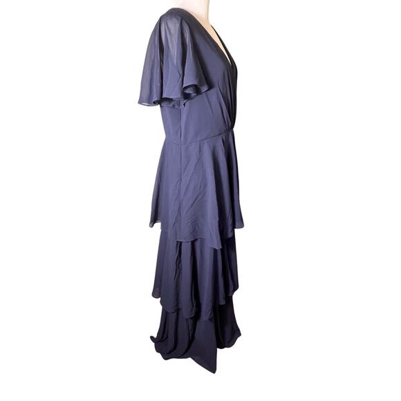 Lulus Sincerely Exquisite Maxi Dress Navy Blue XL – NWT Sold Out Size - Picture 4 of 13